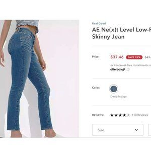 AE Ne(x)t Level Low-Rise Skinny Jean 4P